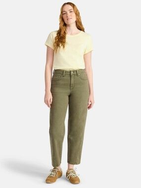 Time and Tru Women's High Rise Barrel Jean, 26.5" Inseam, size 12